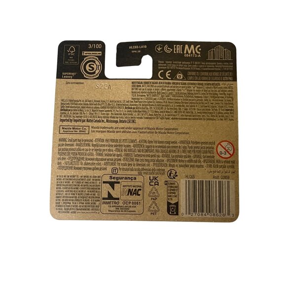 Matchbox 1992 Mazda Autozam AZ-1 Blue 70 Years 1:64 Diecast Car - Picture 2 of 8